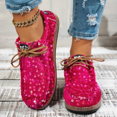 Повседневные кроссовки - Легкий, дышащий тканевый верх с подошвой из синтетической искусственной кожи, поддержка стабильности, всесезонный комфорт, ярко-розовый