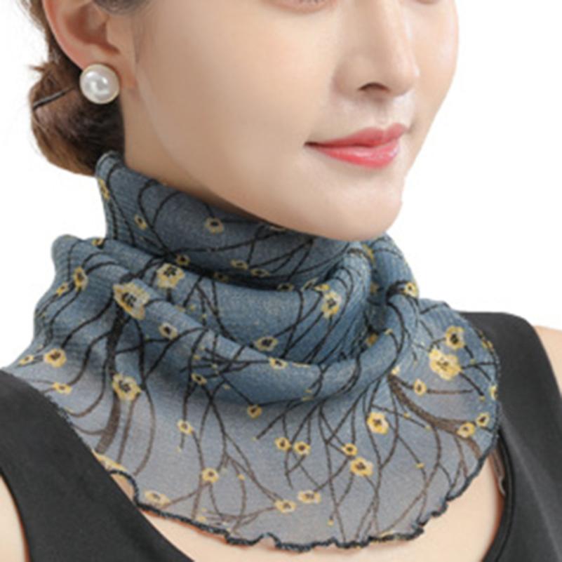 Fashion Sunscreen Veil Small Scarf Neck Guard Mask Headband Motorcycle Sun Protection Head Scarf