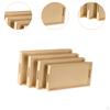 4Pcs Montessori Tray Wood Storage Preschool Learning Educational Coffee Table Serving