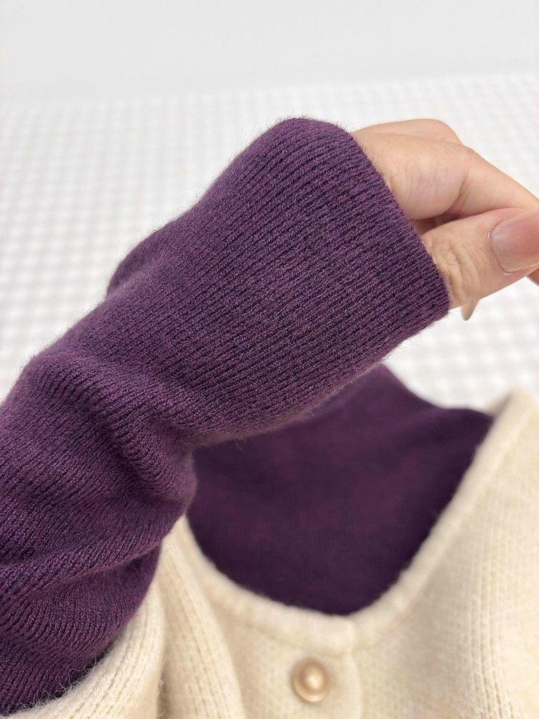 Korean Style Women's Slim Fit Semi-High Neck Sweater: Soft, Glutinous Autumn/Winter Pullover Knitwear Base Layer Top