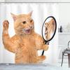48 Стиль Роскошные Серые Белые Мраморные Занавески Для Душа Геометрические Полосы Шторы Для Аксессуары Для Ванной Комнаты Набор Занавеска Для Ванной С Крючками Водонепроницаемые