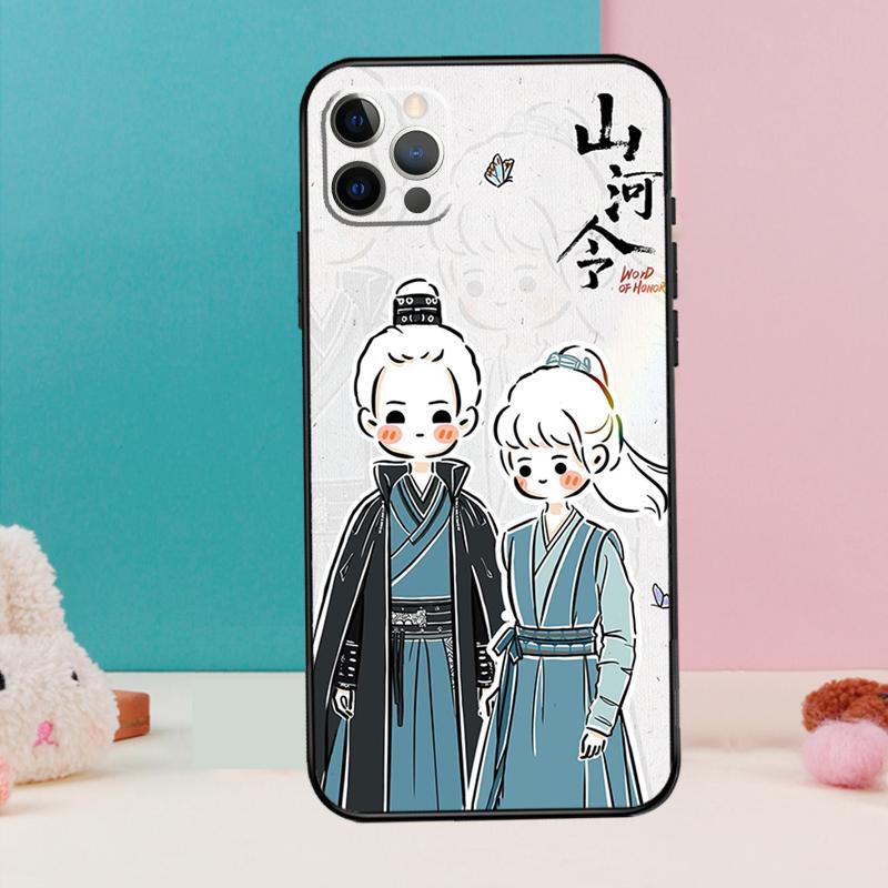 СЛОВО ЧЕСТИ Shan He Ling мультяшный Чехол для телефона Для iPhone 17 Air 16 15 13 12 11 14 Pro Max 12 13 mini 15 16 Plus 16e Чехол