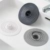 Silicone Drain Cover Hair Catcher, Bathroom Sink Strainer Shower Drain Stopper, Circular Bathtub Drain Protector