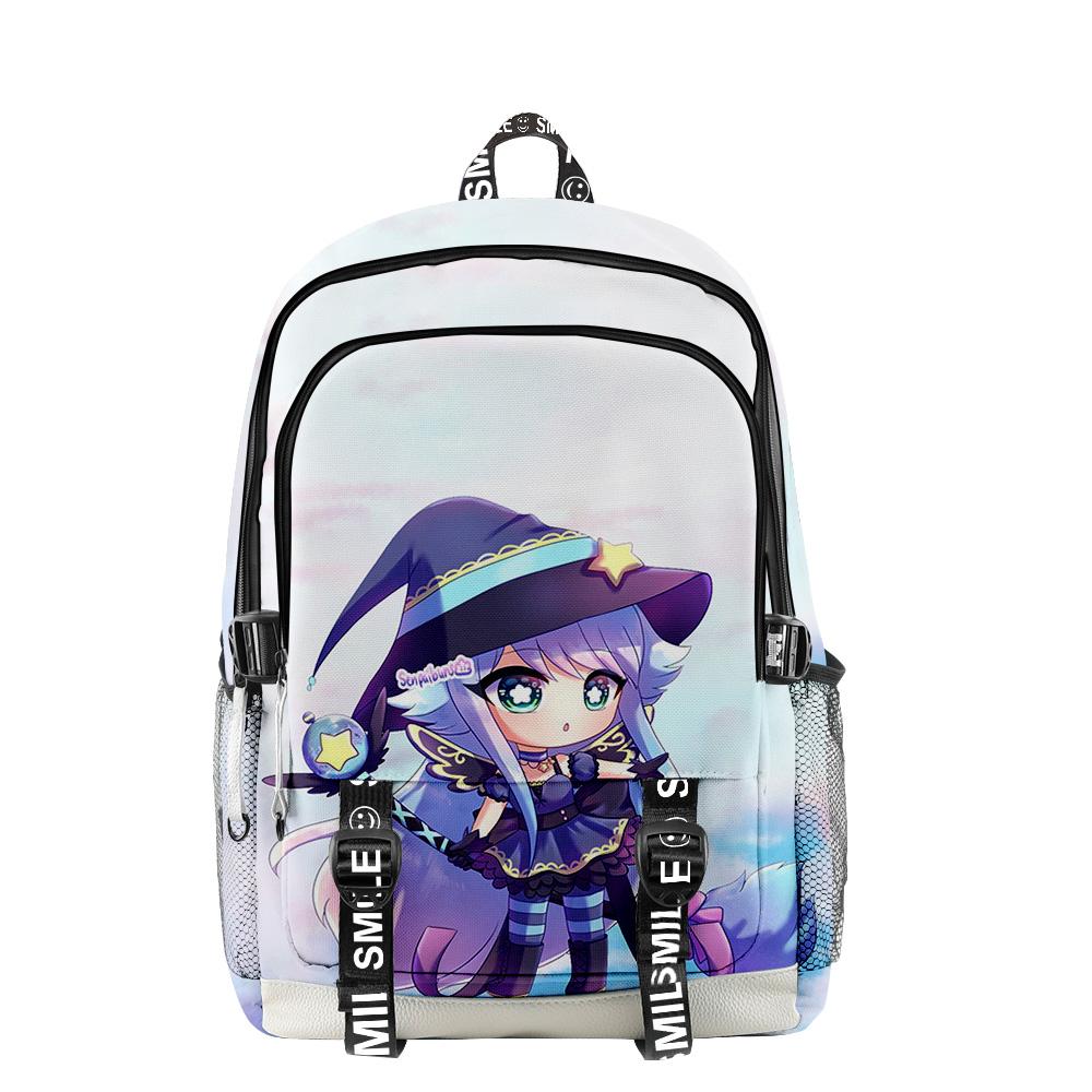 Роскошные Новые Крутые Школьные Рюкзаки Gacha Life с 3D-печатью для Учеников Унисекс Оксфордские Водонепроницаемые для Ноутбука Многофункциональные Дорожные Рюкзаки