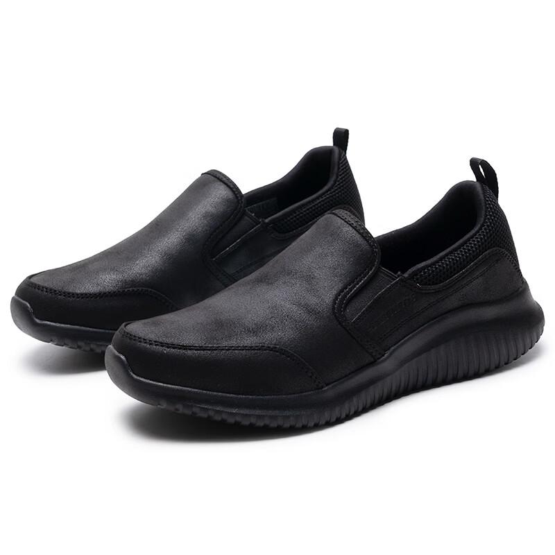 Skechers Мужская удобная обувь для ходьбы без шнурков