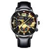 Fashion Black Men Watches Man Calendar Quartz Wristwatches Men Casual Business Watches Luxury Mens Round Dial Analog Watch