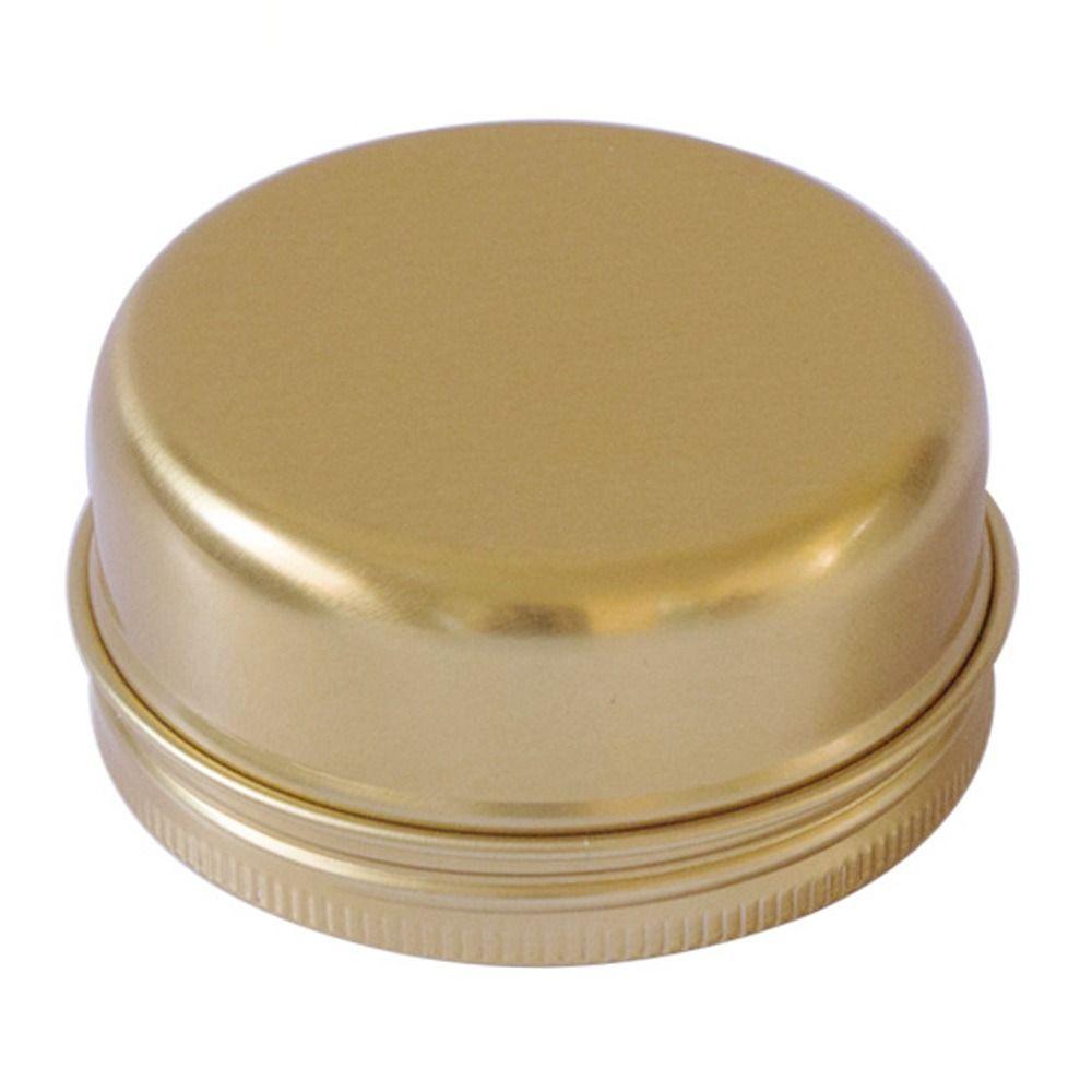 Metal Box for Cream Balm Cosmetic Container Aluminum Tin Jar Refillable Bottles Tea Cans