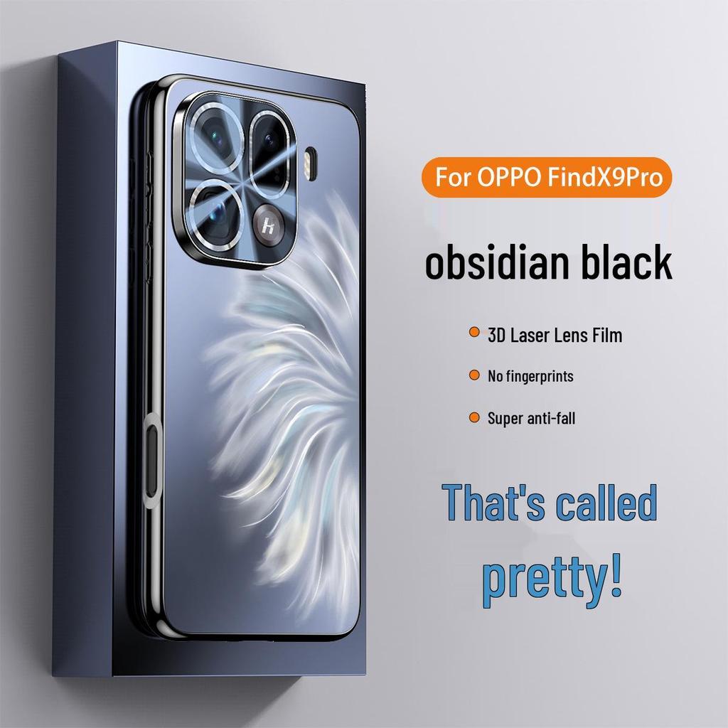 Электропластиковый чехол для телефона Принцесса Русалочка для OPPO Find X9 Pro, Легкая роскошь, Полное покрытие объектива, Защита от падений, Жесткий чехол Reno14