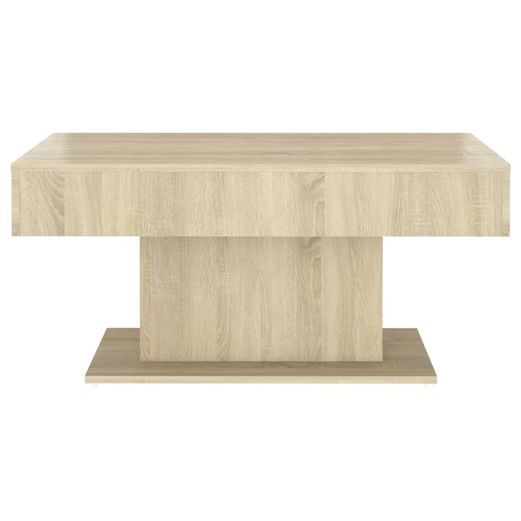 Coffee Table Sonoma Oak 96x50x45 cm Wood Based Material
