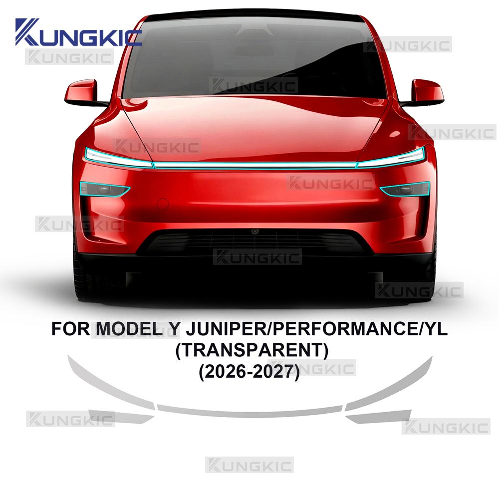 TPU for Tesla Model YL Y L Y Juniper Premium Performance Launch 2025 2026 Car Headlight Tail Film Protection Anti-scratch