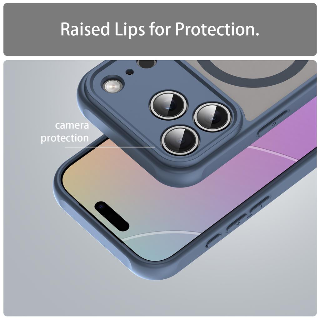 Роскошный матовый магнитный чехол Magsafe для iPhone 17 16 15 14 13 12 11 Pro Max Plus 17Air 16E Противоскользящая защитная крышка