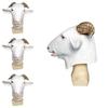 Animal Goat Latex Mask With Whimsical Design For Costume Parties And Holiday Events