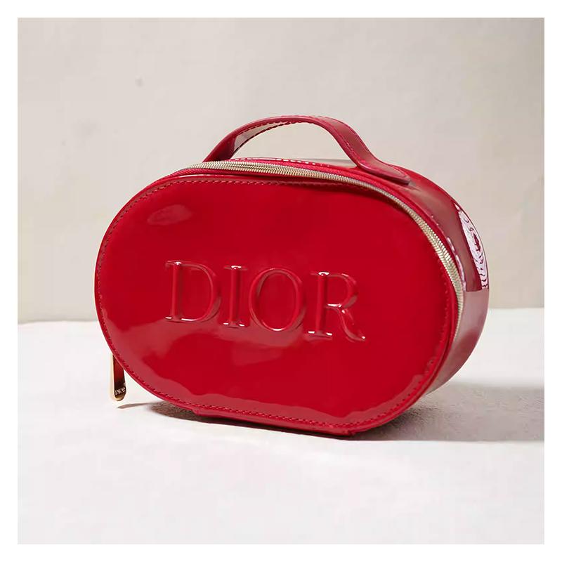 Dior Красная ручная косметичка сумка для туалетных принадлежностей портативная