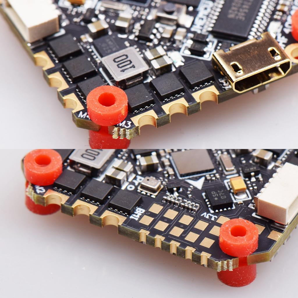 25,5X25,5 мм JHEMCU GHF405AIO 40A F405 Контроллер полета Baro BLHELIS 40A 4in1 ESC 3-6S для FPV