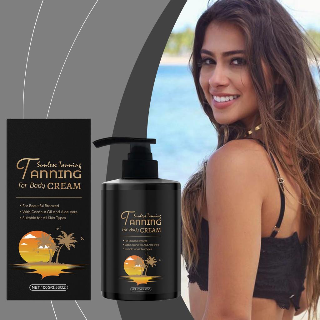 Body Tanning Moisturizer Bronzing Body Lotion  Color Skin Care Cream Sunless Tanning Lotion Tanning Aid