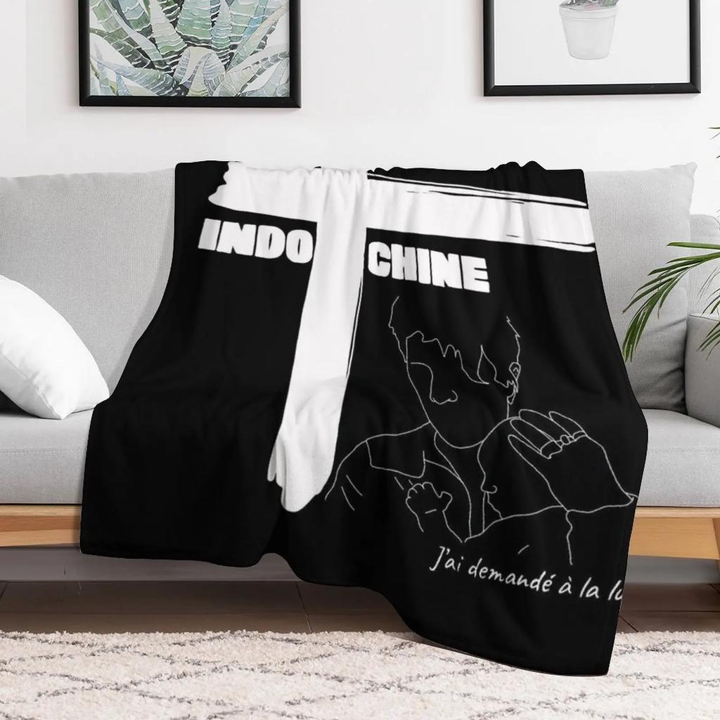 INDOCHINE Throw Blanket Soft Warm Blanket Gift for Men Women Adults