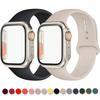Силиконовый ремешок+Чехол для Apple Watch Band 44 мм 45 мм 41 мм 40 мм Закаленное стекло Cover Изменить на Ultra iWatch Series 9 8 7 SE 6 5 3