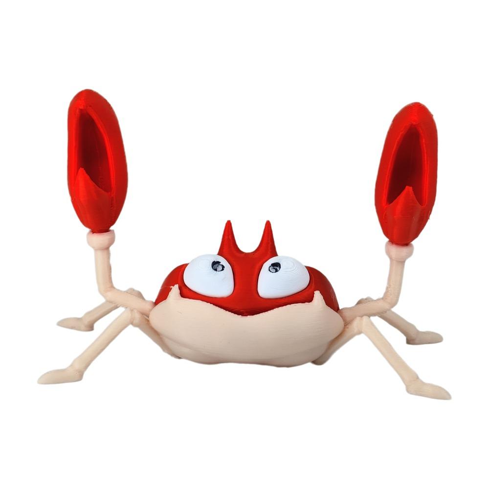 Crab Shape Crab Pencil Holder Weightlifting Crab Pen Stand Novelty Desk Organizer Home Display