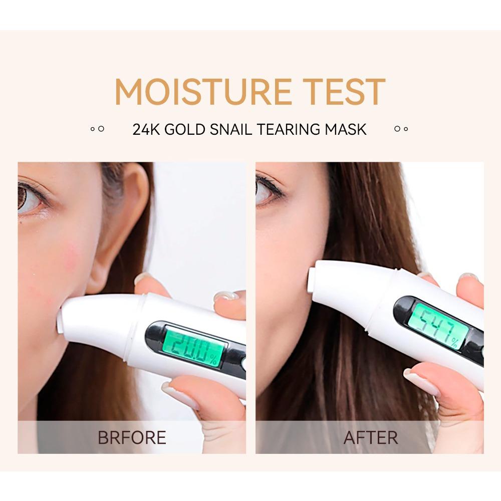 Маска LAIKOU Gold Leaf Snail Tear Mask 50 г, цветная коробка Очищающие средства по уходу за кожей