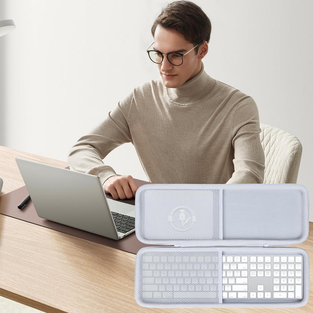 Lebakort Storage Case for Apple Magic Keyboard (with Numeric Keypad), Touchpad 2, and Magic Mouse