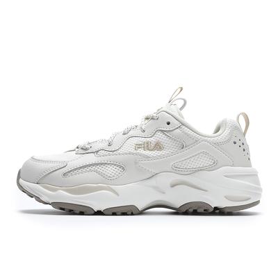 Универсальные однотонные простые дышащие кроссовки с низким верхом Retro Series, устойчивые к пятнам, женские, цвет белоснежный, дымчато-серый, F12W422113FSV