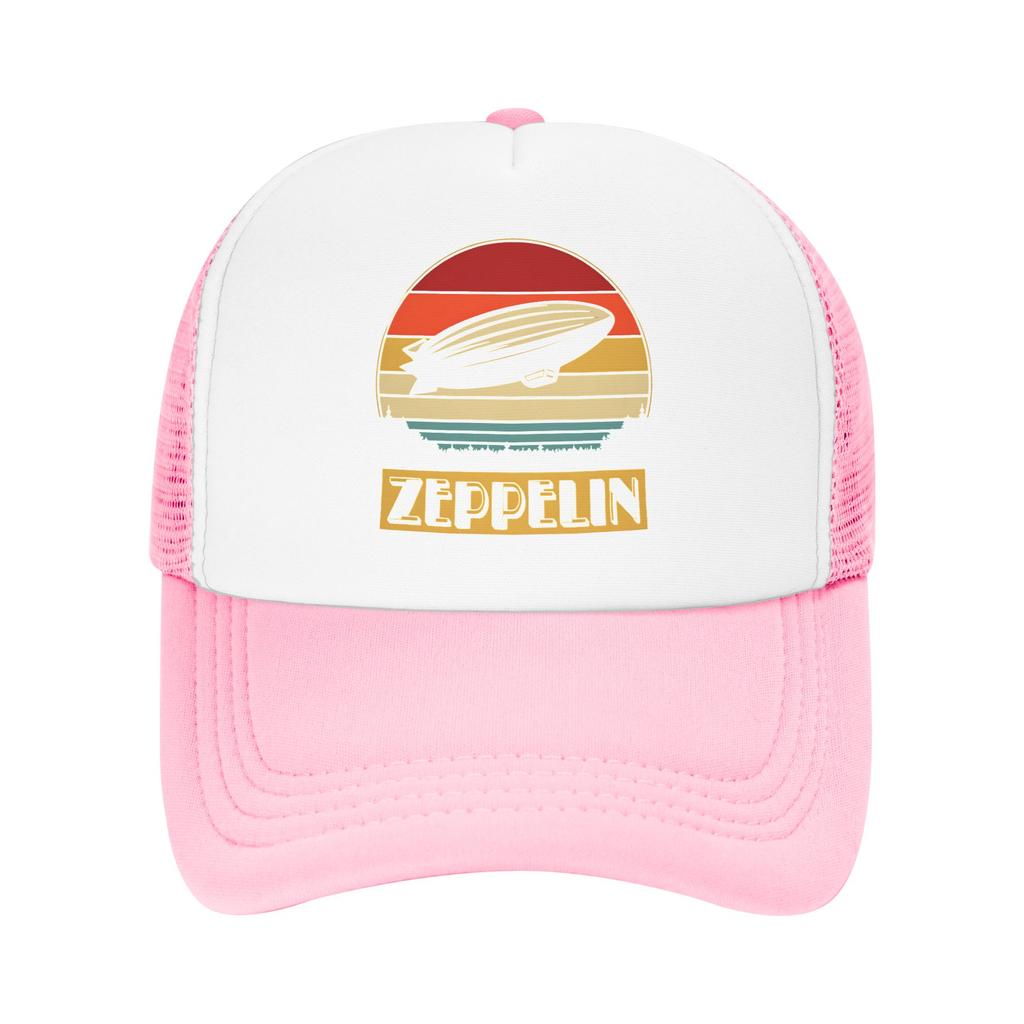 Summer Sun Hats Leds Zeppelins Vintage Music Band Baseball Cap  SunProof Design Trucker Hat Unisex Casual Baseball Caps
