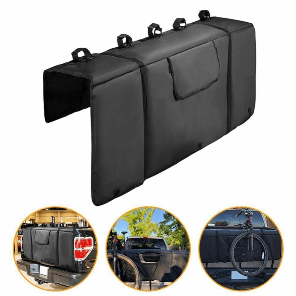 Holds Up To 5 Bikes Tailgate Cover Fixing Strap Pickup Truck Pad Bike Pick-Up Pad Truck Tailgate