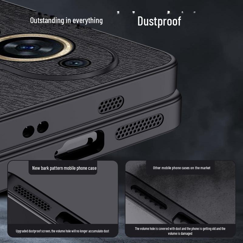 Чехол для телефона Huawei Nova11 Bark: Натуральная, простая полноразмерная сетчатая защита для NOVA7/8/9/10SE