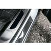 Новые 2 шт. Накладки на пороги из настоящего углеродного волокна, панель, защитные накладки на ступеньки, 25,8 см