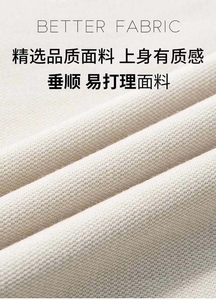 [Color blocked collar design] Summer business casual simple and versatile short sleeved t-shirt men's short sleeved polo shirt