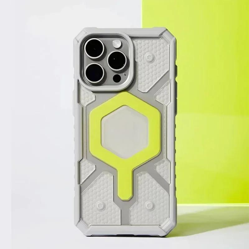 Чехол Urban Armorg Pathfinder MagSafe для Apple IPhone16 Pro Max Plus15 14 13 12 Ori ударопрочный прочный чехол с беспроводной зарядкой