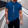 New Pure Black Men's Short-sleeved T-shirt Simple Letters Printed Round Neck T-shirt Street Casual Temperament Men's Tops