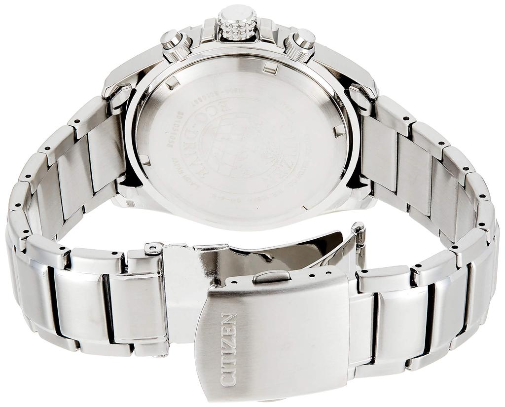 Citizen Часы мужские Solar Quartz с черным циферблатом Eco-Drive AT2430-80E