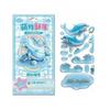 Relief Design 3D Embossed Sticker Puffy Texture 3D Stacked Crystal Stickers Kawaii Handmade DIY Creative Gift Party Favor