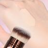 Portable Retractable Foundation Brush With Dustproof Cover Soft Dense Bristles for Flawless Makeup Application