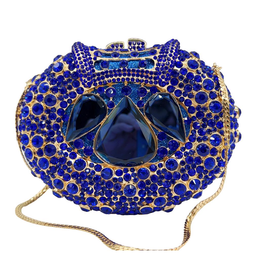 Women Large Stone Evening Bag  Diamond Handbags Wedding Party Banquet Bag Crystal Clutch Bag Rhinestone Dress Bag Luxury Purses