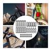 Efficient 35PCS/40PCS Silicone Straps for Mounting Bike Lights and Flashlights