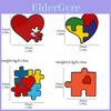 Значок-пазл Awareness Autism Креативная брошь с мультяшным персонажем для модных рюкзаков