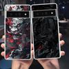 Чехол для телефона Google Pixel 9 8 7 6 9A 8A 7A 6A 5 4 5A 4A 3A Pro XL Мягкий прозрачный ТПУ Прозрачная крышка Японское искусство самураев