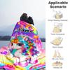 Unicorn Beautiful Fur Customize Your Name Blanket Multi-purpose Personalized Blanket Ultra-Soft Great for Office Couch Living Room Chair