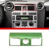 For Land Rover Defender 90 110 2008-2018 Aluminum Alloy Car Center Console Air Outlet Frame Cover Trim Sticker Car Accessories