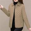 Autumn and Winter Women's Coats Solid Casual Thick Warm Long-sleeved Short Jacket Padded Jacket