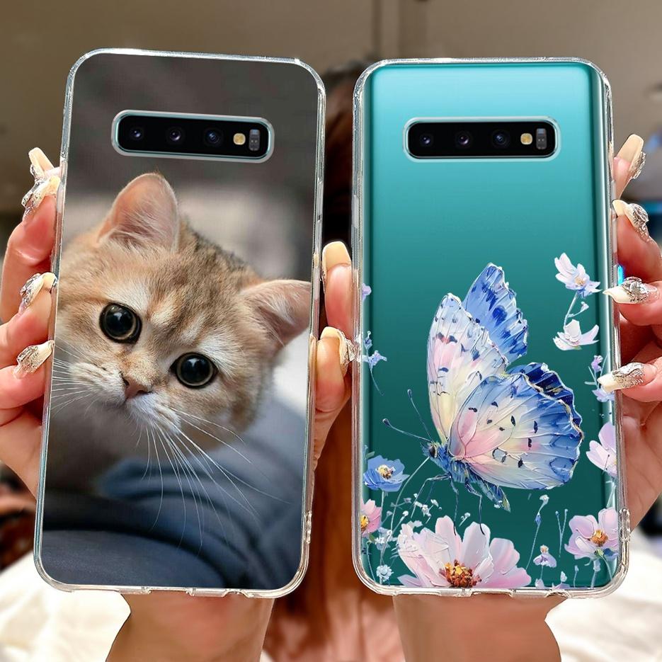 Для Samsung Galaxy S10 S10e S10+ Чехол Роскошный Чехол с Рисунком Сердечка Мягкий Тонкий Чехол для Телефона Для Samsung S10 Plus S 10 S10e Fundas