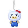 Buriburizaemon Shinchan Crayon Anime Blue Hat Sunglasses Plush Key Holder Gift