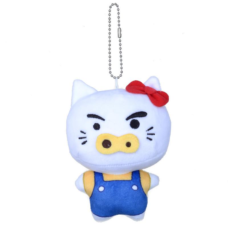Buriburizaemon Shinchan Crayon Anime Blue Hat Sunglasses Plush Key Holder Gift