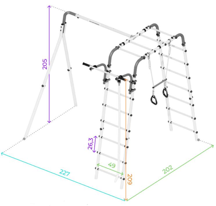 Merry Meadow Garden Playground - Deckchair Swing