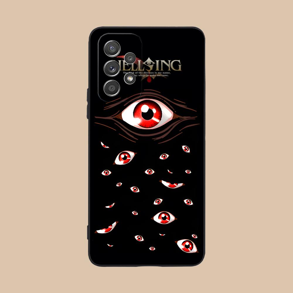 Чехол для мобильного телефона Alucard Hellsing для Samsung Galaxy M55 54 42 35 34 33 32 23 22 15 14 13 12 F55 5G Цветная печать Мобильные телефоны