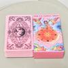 Pink Classic Tarot Decks Divination Personal Use Tarot Deck Full English Version Oracles Deck for Girl Board Game