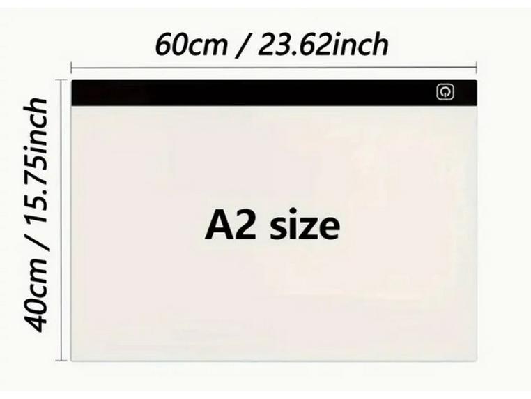 Adjustable LED Light Pad for Tracing and Drawing - Children's Copy Board with USB Connection