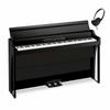 KORG G1B AIR BLACK Digital Piano with Performance Recording Function, Pedal Included, Repeat Playing, and RH3 Keys (Reproduces the Playing Feel of a G